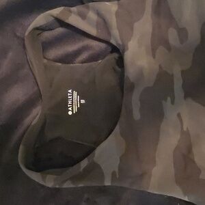 Athleta Sports Bra Camo XS